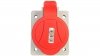 Gniazda tablicowe skośne 5P 32A 400V czerwone GTS 32/5 IP-44 921825